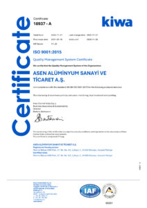 2 ISO 9001 Sertifikalarımız